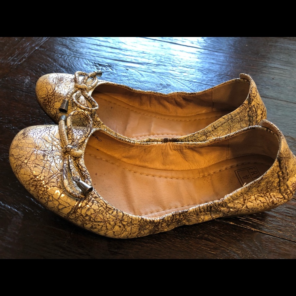 Frye Distressed Ballet Flats